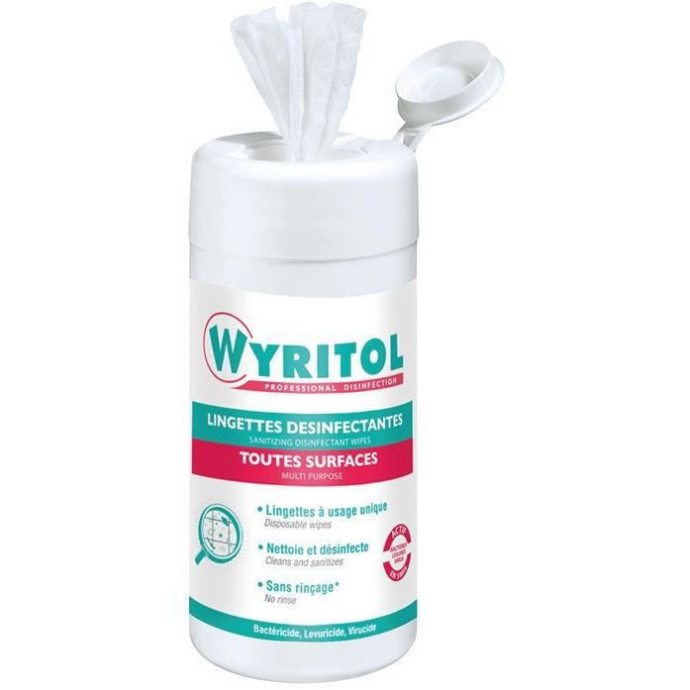 Wyritol lingette desinfectante x120